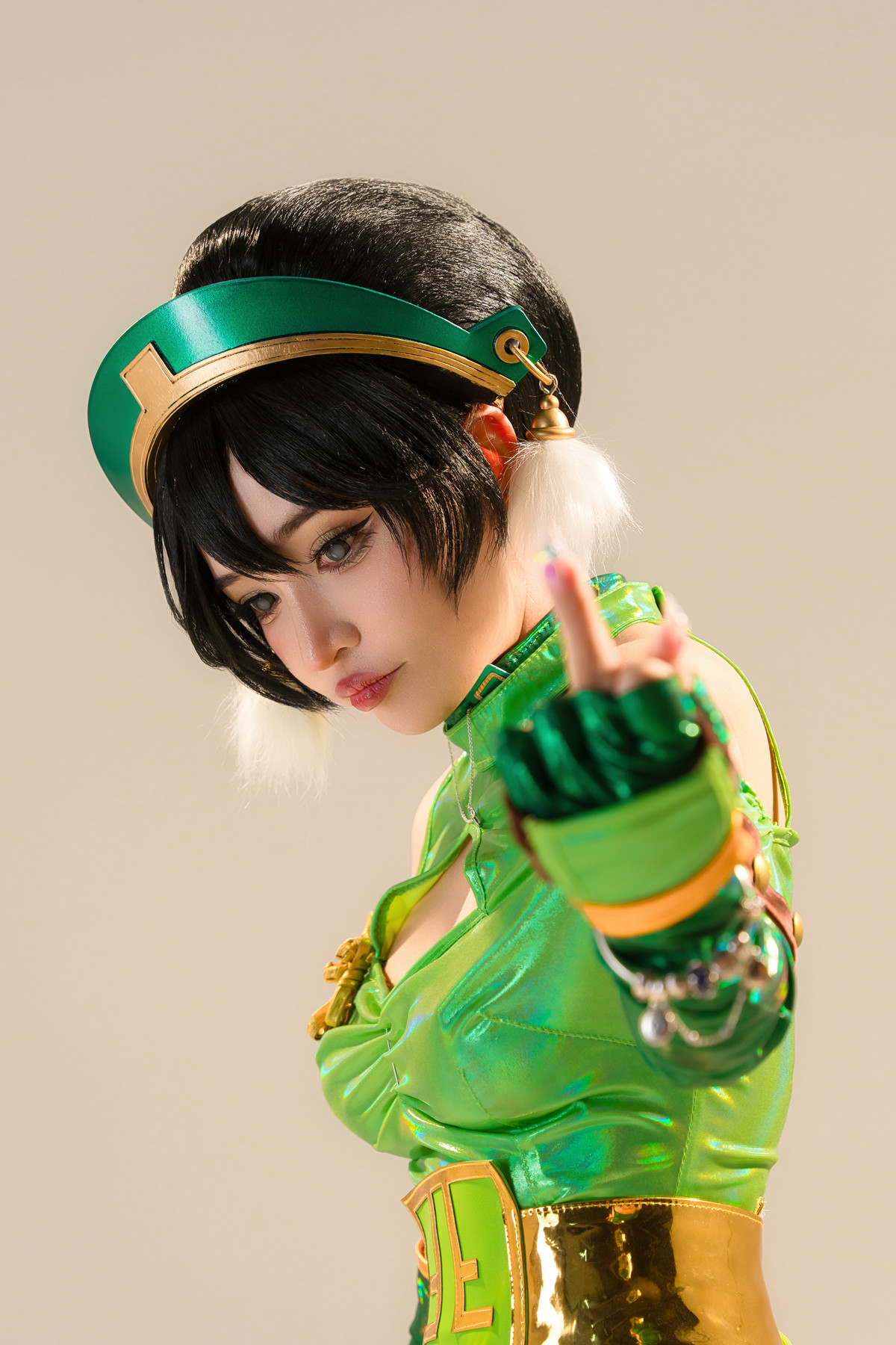 Очаровательный Косплей Umeko.J Toph Beifong Set.02 слив онлифанс