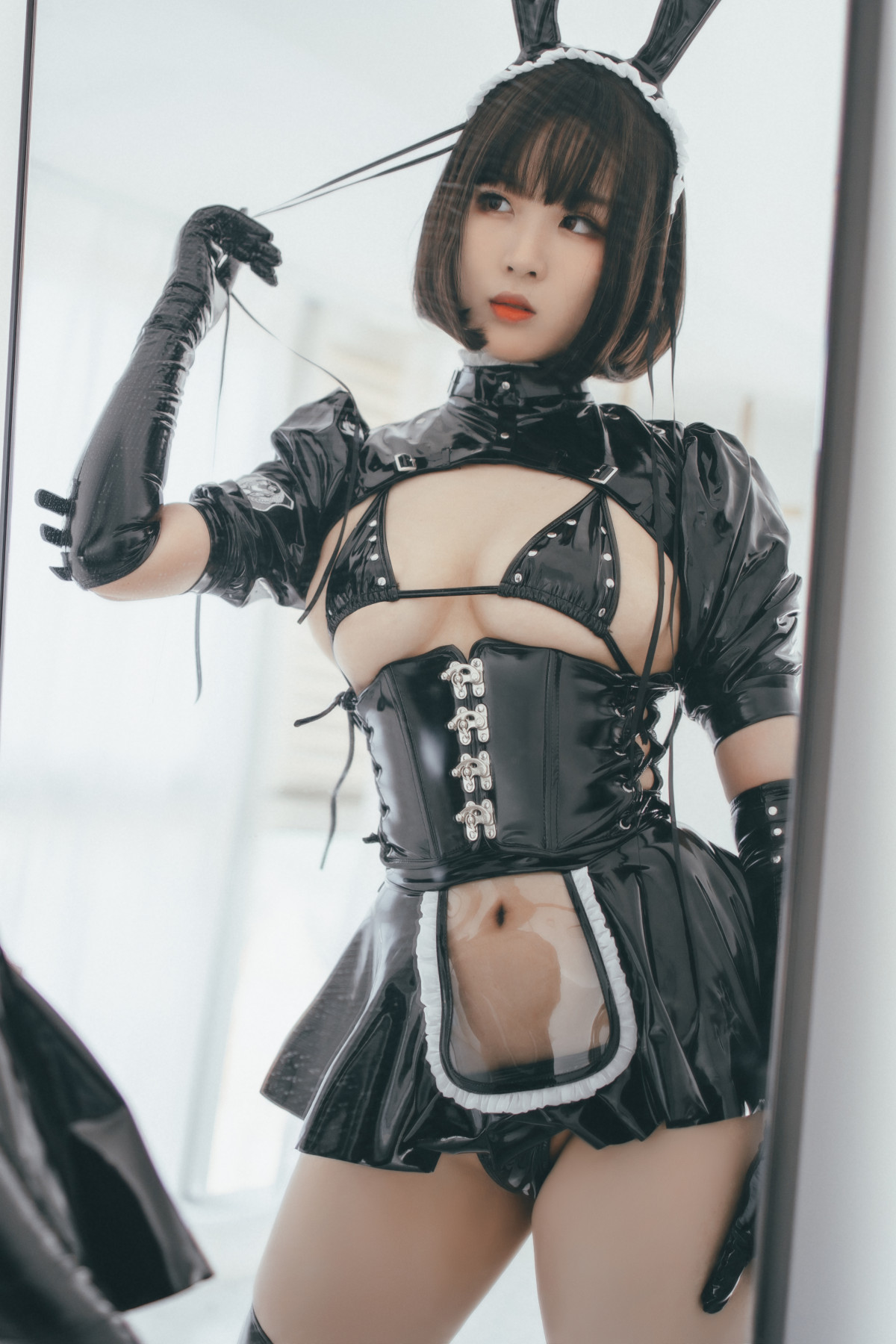 Cosplay 轩萧学姐 兔女郎女仆