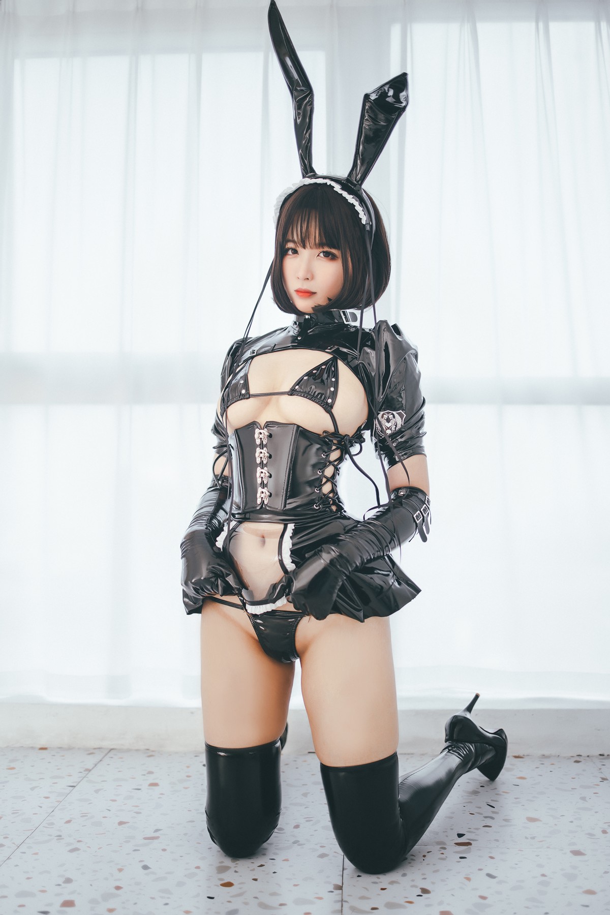 Cosplay 轩萧学姐 兔女郎女仆