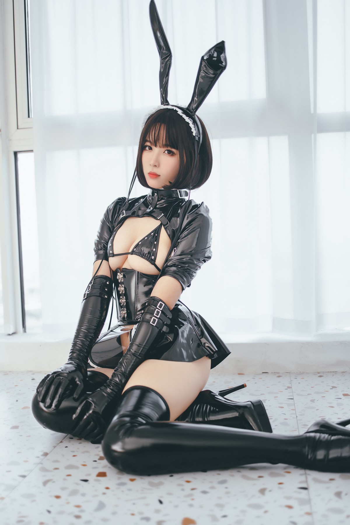 Cosplay 轩萧学姐 兔女郎女仆