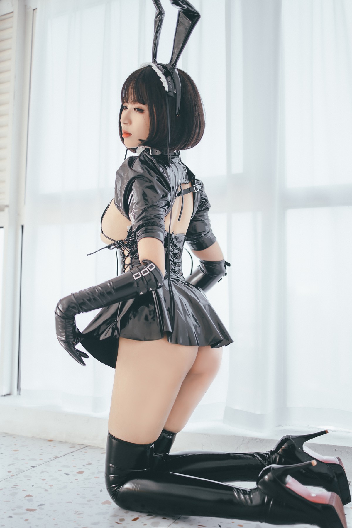 Cosplay 轩萧学姐 兔女郎女仆