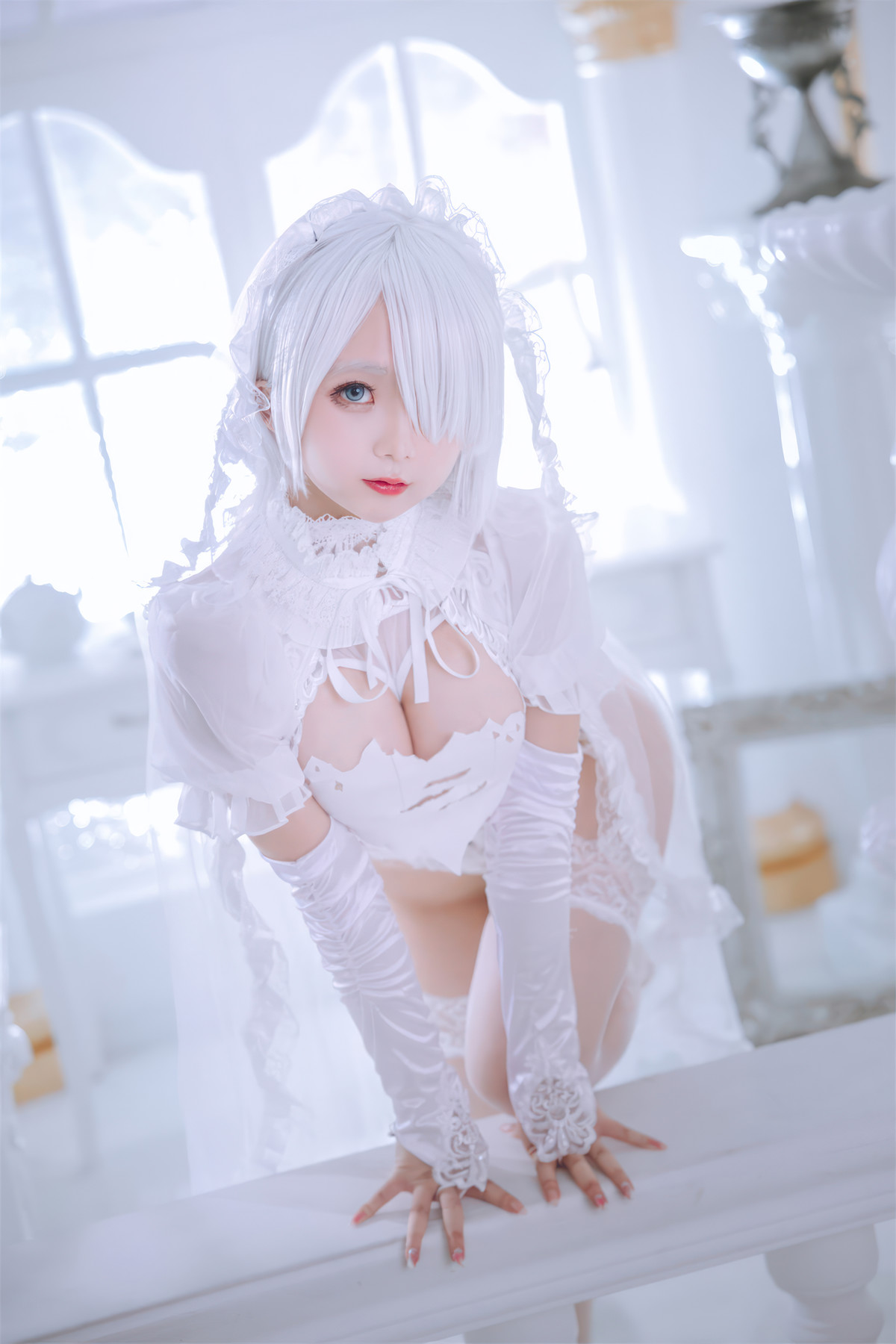 Cosplay Rinaijiao日奈娇 白色花嫁